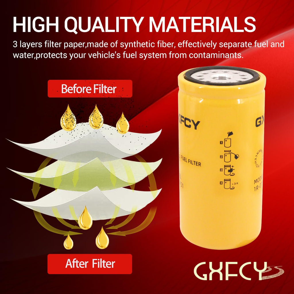 1R-0751 Fuel Filter Replace BF7632 FF5324 1R0759 BF7634 FF5321 3222310756