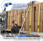 Strap Thrower Head & 43"-96.5" Extension Pole & V-Shaped Edge Protector