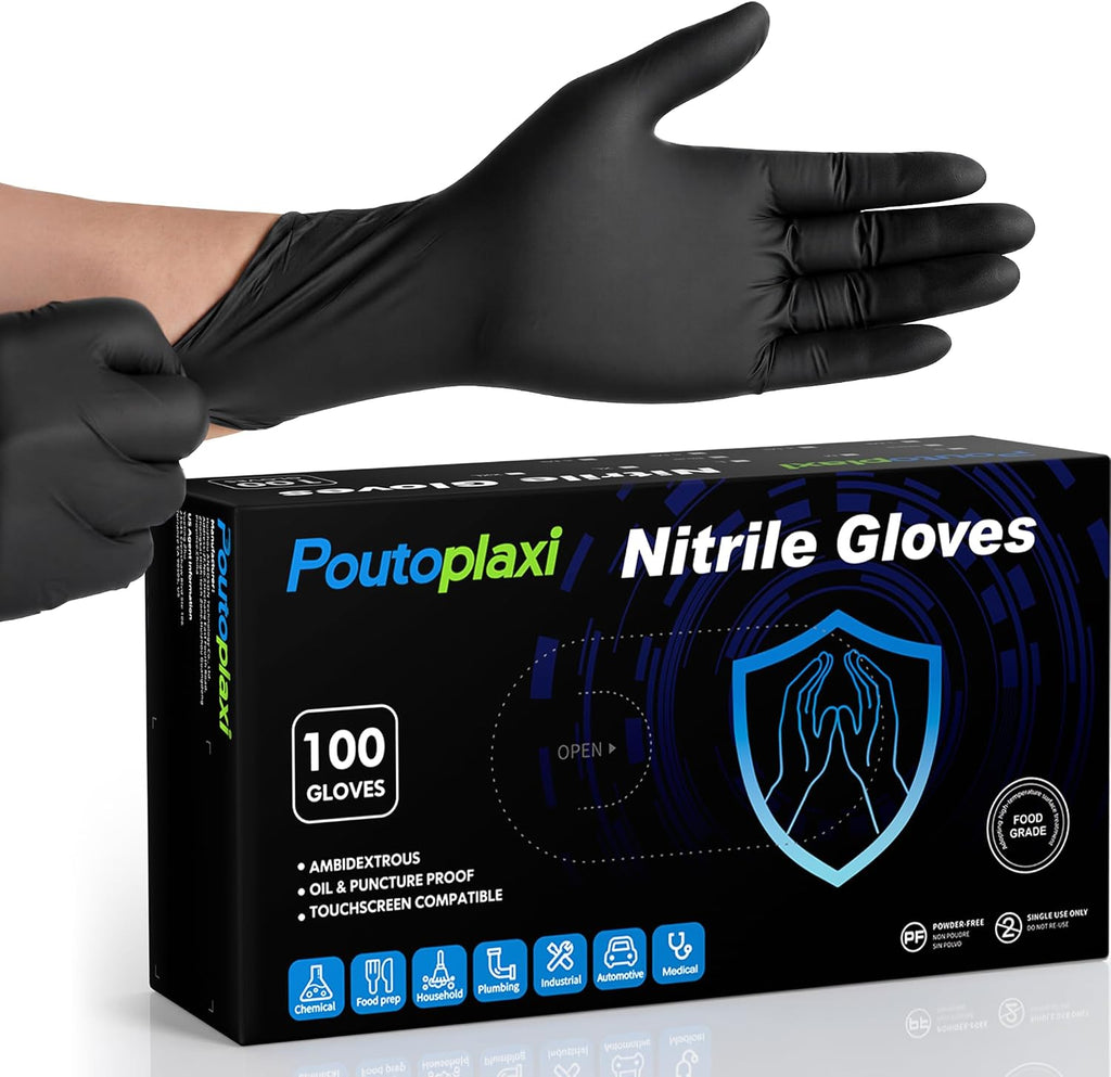 Nitrile Disposable Gloves 5 Mil