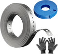 Metal Pipe Strap, 3/4 inch, 100 FT, Galvanized Hanger Strapping with Holes for Pipe Support, Flexible Trimming |