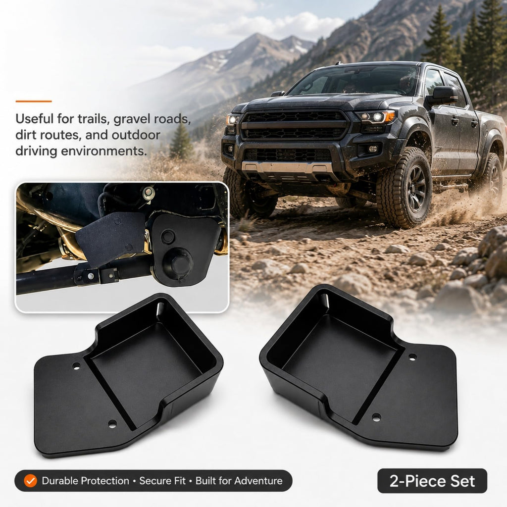 Rear Suspension Height Sensor Cover Set Compatible with Ford Ranger RaptorGreen