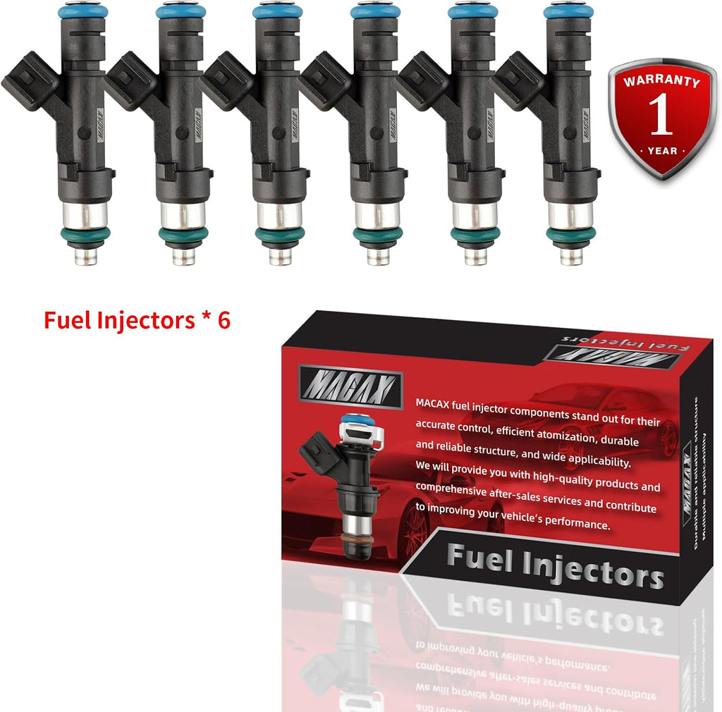 Set of 6 Fuel Injectors 0280158020 Replacement