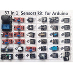 37/Set Sensor Assortment Kit 37 in 1 Sensor Module Starter Kit for Arduino MCU Educ(Infrared/Temperature/Avoid Obstacle/Buzzer Sensor etc)