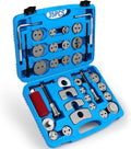 35PCS Disc Brake Caliper Tool Kit, 24 Adapters Brake Piston Compressor & Wind Back Tool Set for Brake Pad
