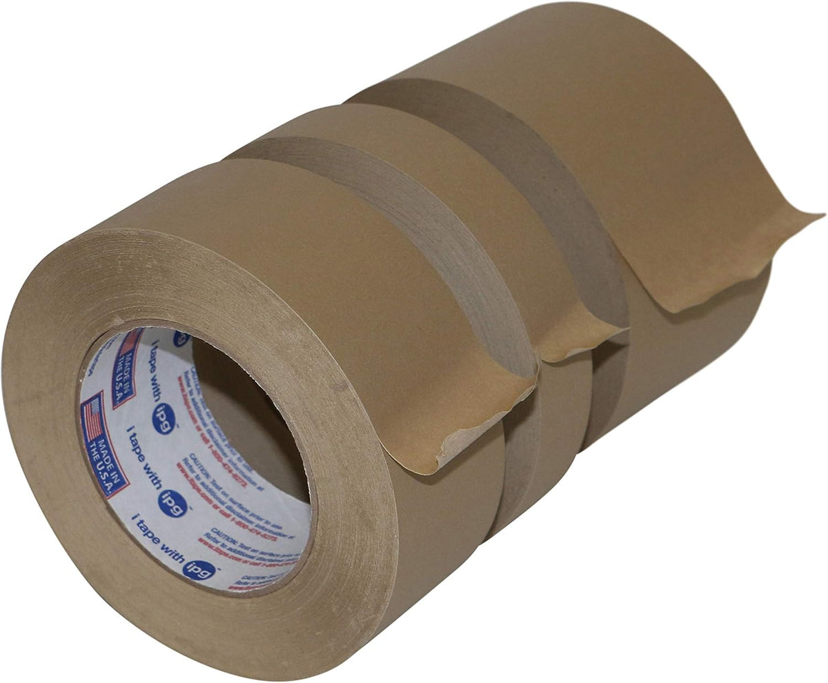 PM2/77 PM2 Medium-Grade Flat back Packaging Tape: 2" x 60 yd., Tan
