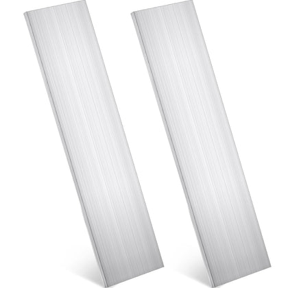 2 Pcs 1/4 (6mm) x 3 (75mm) Aluminum Flat Bar Square Aluminum Sheet Metal 6061 12" Long General Purpose Plate