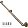 Wall Handrail 5FT,Industrial Staircase Railing 1.25 Inch Tube Diameter