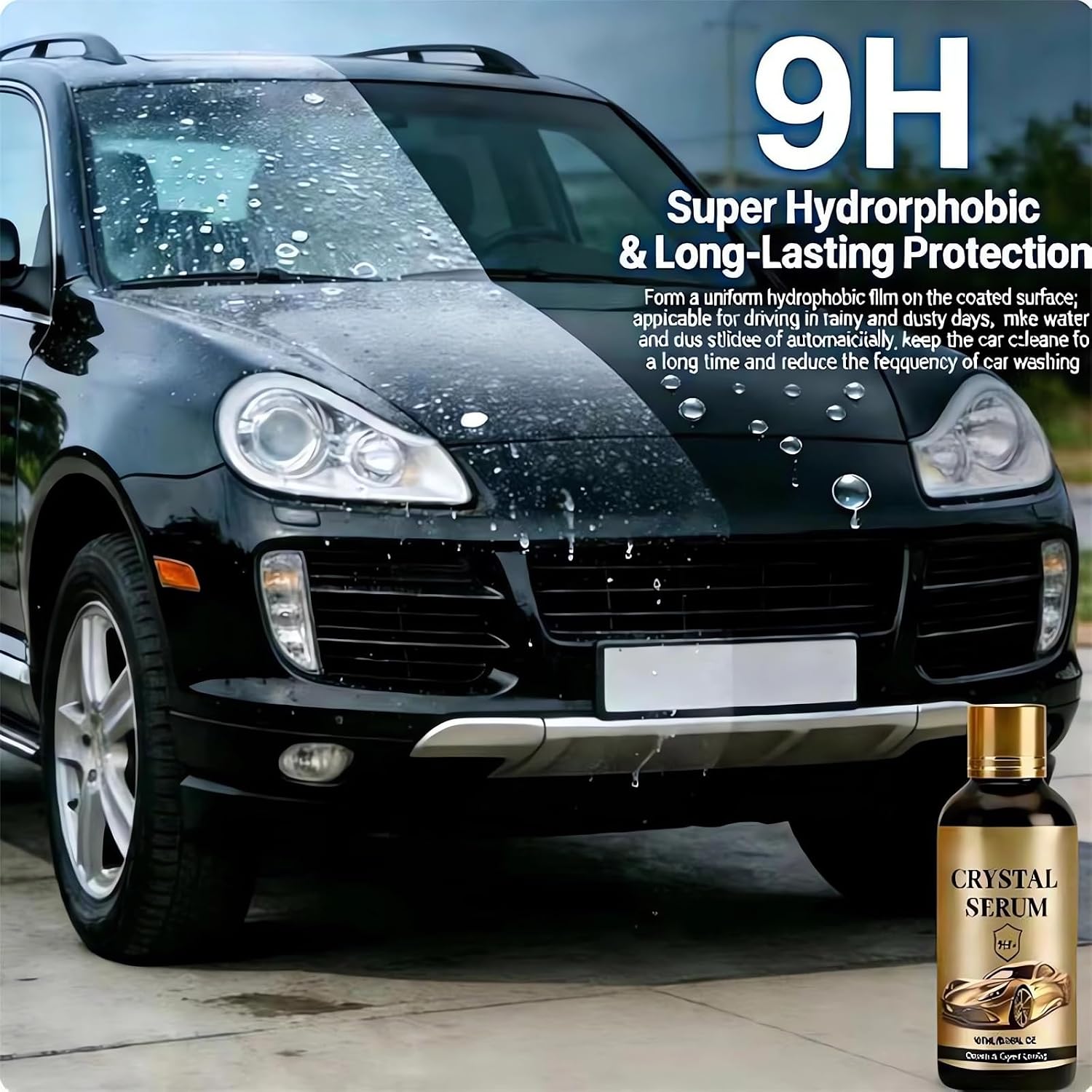 Ptz Crystal Serum Graphene 9h Ceramic Coating for Cars Interior Exterior Headlights Glass Nano Quick Cristal Serum