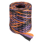 Raffia Ribbon 164 Yard 5mm Wide Orange Black Purple