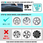 15 Inch Hubcaps Wheel Covers Fit for 2010-2015 Toyota Prius