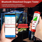 Dissolved Oxygen Meter, Digital DO Tester with ATC Salt Compensation