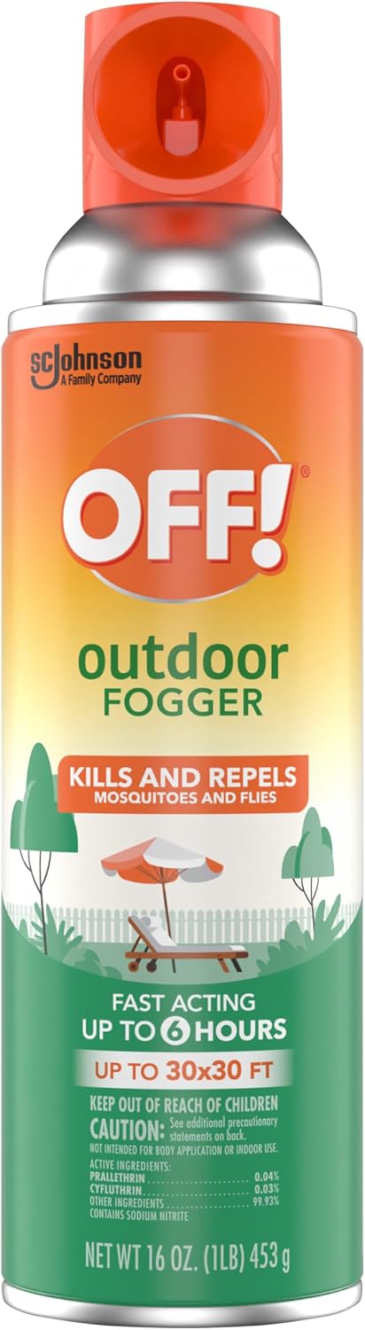 Outdoor Insect and Mosquito Repellent Fogger Backyard Pretreat Kills and Repels Insects up to 900 Square Feet 16