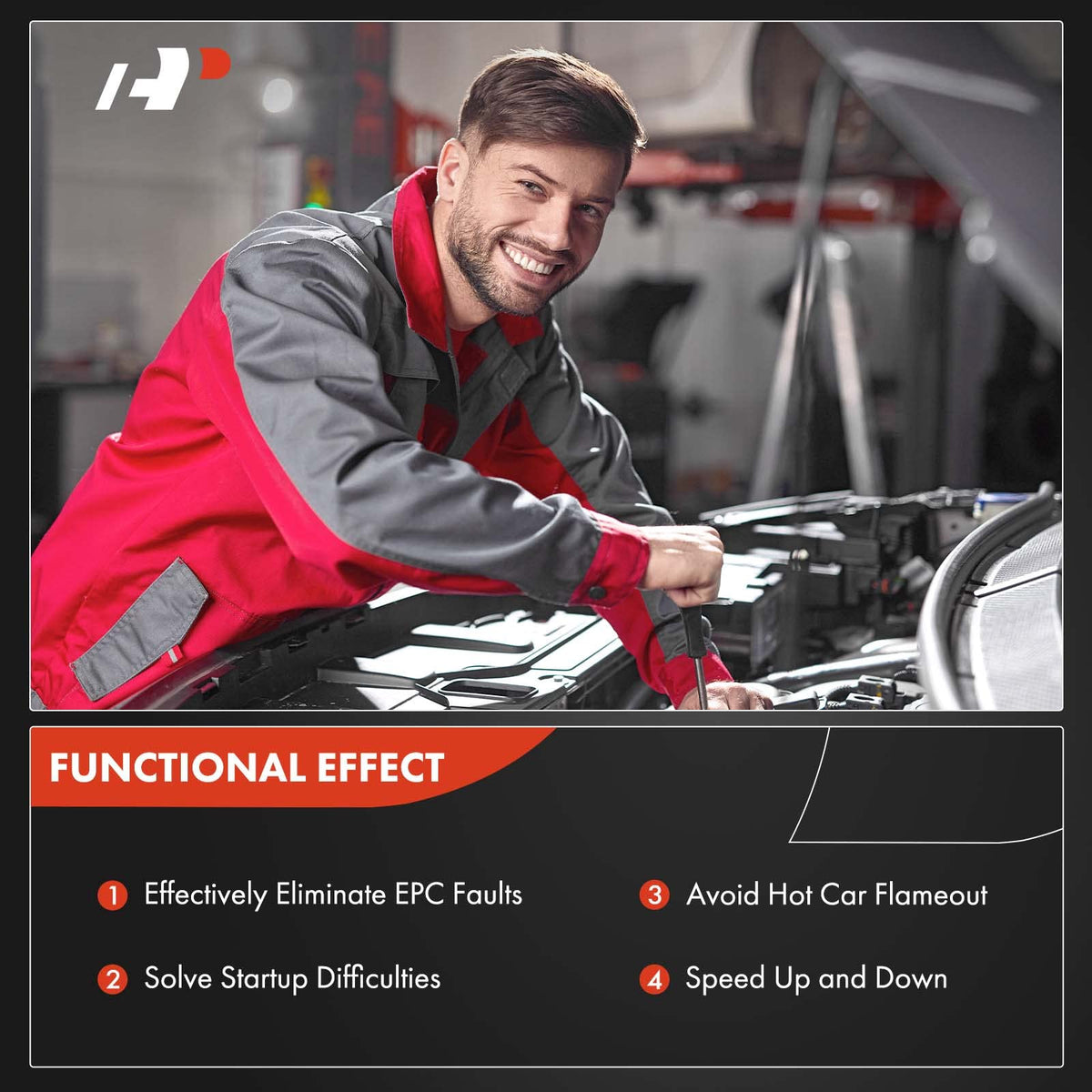 A-Premium Engine Crankshaft Position Sensor, Compatible with Jeep