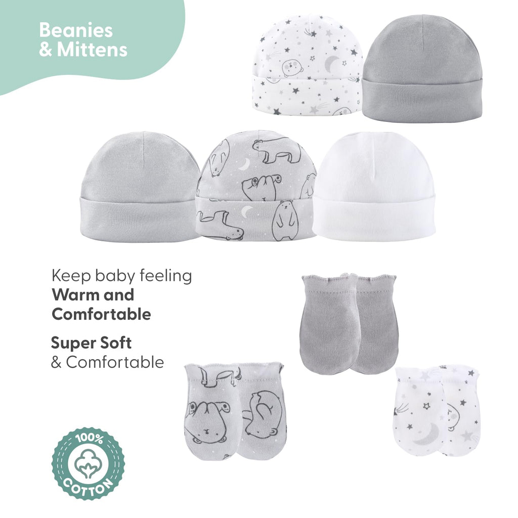 Baby Layette Gift Set for Baby Girls - 23 Piece New Born Girl Gift Set, Clothes & Newborn Essentials Must Haves