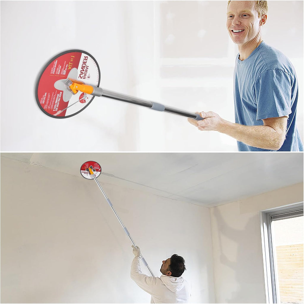 Pole Sander for Drywall, 86"Manual Hand Drywall Sander with Extension Pole | Wall Sander For Painting Prep ,Perfect