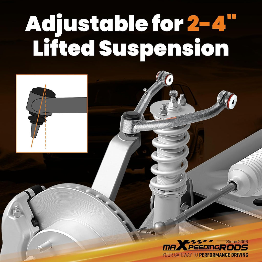 maXpeedingrods 2-4” Lift Upper Control Arm for 07-18 Silverado/Sierra 1500