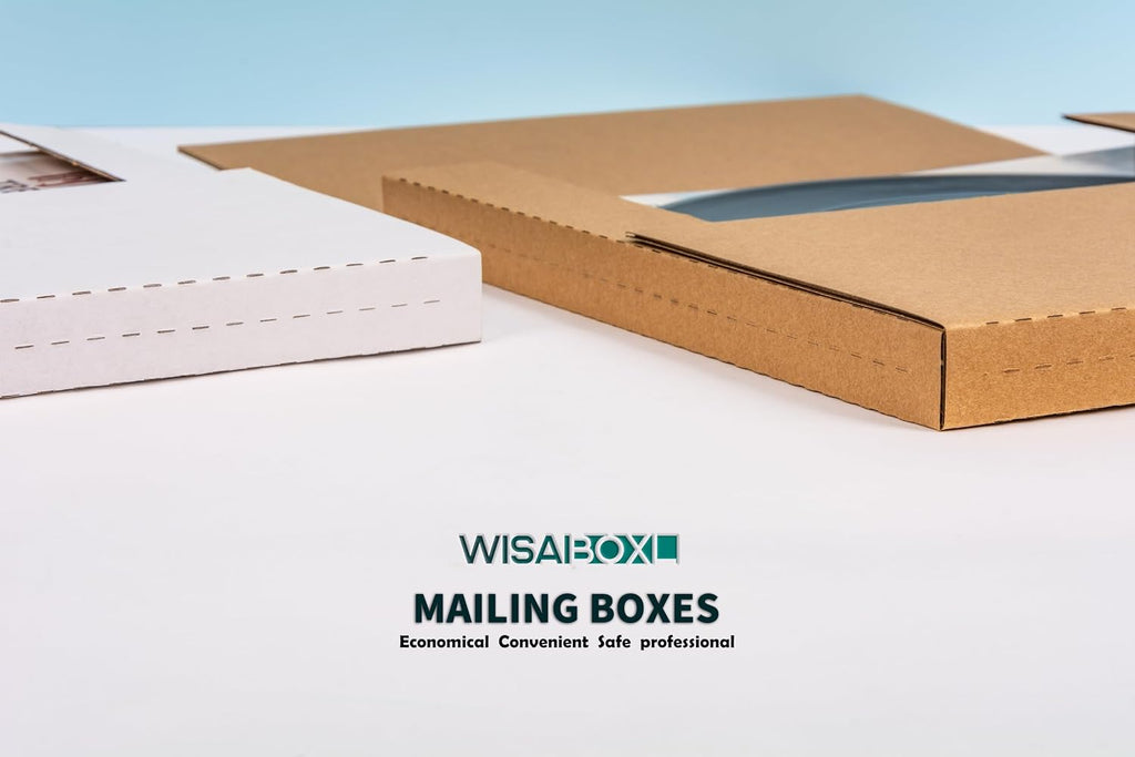 LP Mailers, 12.8x12.8x1-inch Vinyl Record Shipping Boxes, 50 Pack