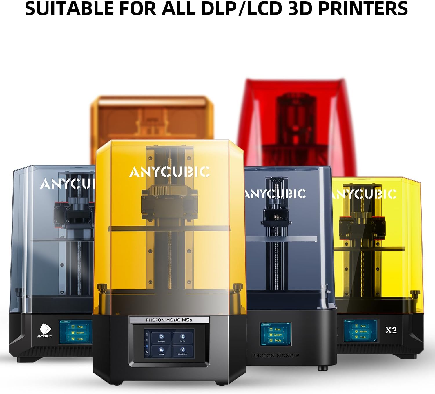 3D Printer Resin, 405nm High Precision Fast Curing UV Photopolymer Resin for LCD 3D Printing, 1kg Grey