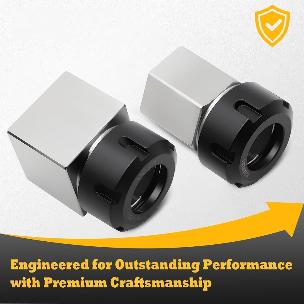 ER-32 Collet Chuck Block Set of Square and Hex Workholding Holder