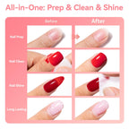 Nail Prep Cleanser Pads, 100PCS Individually Wrapped & Lint-free