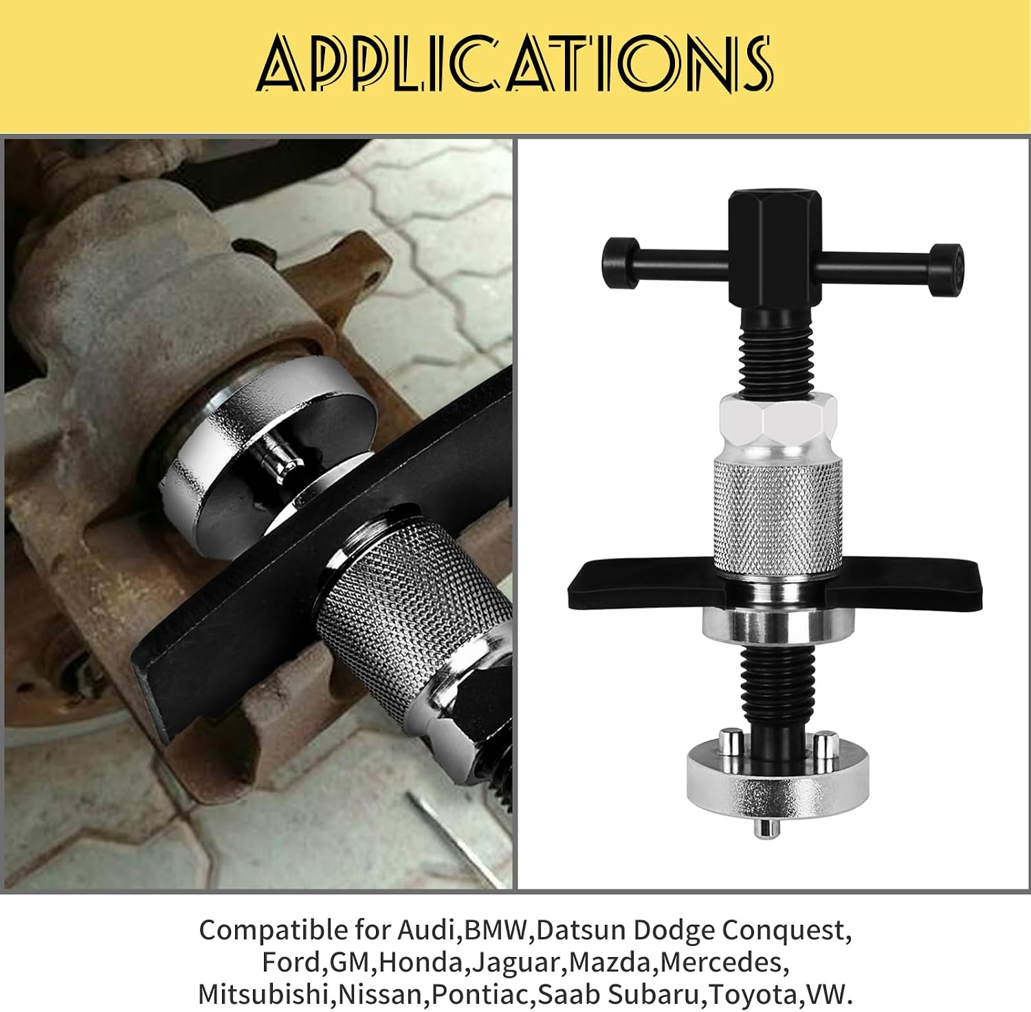 Caliper Piston Compressor Tool (Upgraded)