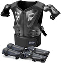 Kids Teenager Motorcycle Armor Vest Suit, Chest Protector Dirt Bike Gear, Motocross Jakckets with Knee Elbow Pads