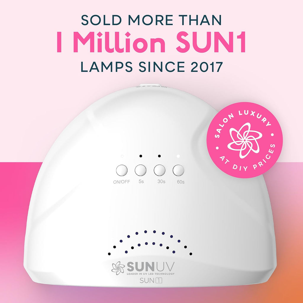 UV LED Nail Lamp, Gel Light for Nail Polish UV Dryer SUNONE White | Professional Fast Curing Lamp for All Gel