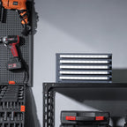 Drill Bit Dispenser Cabinet, Five-Drawer Drill Bit Dispenser, 60-Compartment Drill Bit Organizer Cabinet, Drill