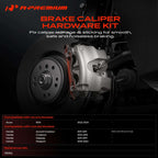 A-Premium Front Side Disc Brake Hardware Kit