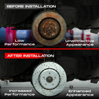 Front and Rear Brake Kit Fits 2004 Cadillac XLR