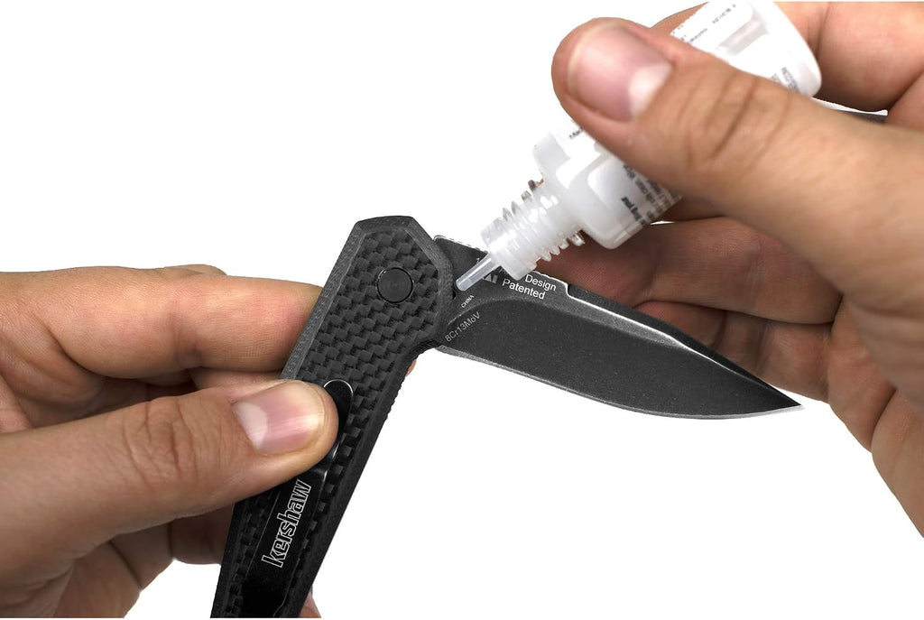 Knife Oil, 0.4 Fl Oz Drop Dispenser Bottle | For Knife Maintenance, Cleaning, Rust and Corrosion Prevention