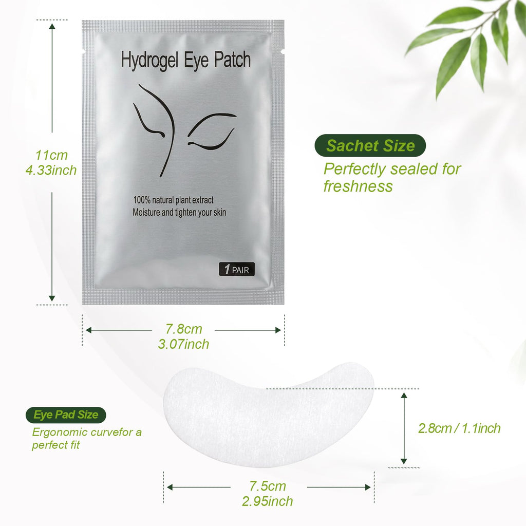 130 Pairs Lint Free Hydrogel Under Eye Pads for Eyelash Extensions