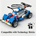 5‑in‑1 Building Blocks Motor Kit, Includes M Motor, AA Battery Box, 2.4G Remote Control and Receiver, Wide Compatibility with Most Stud-Based Construction Bricks for MOC