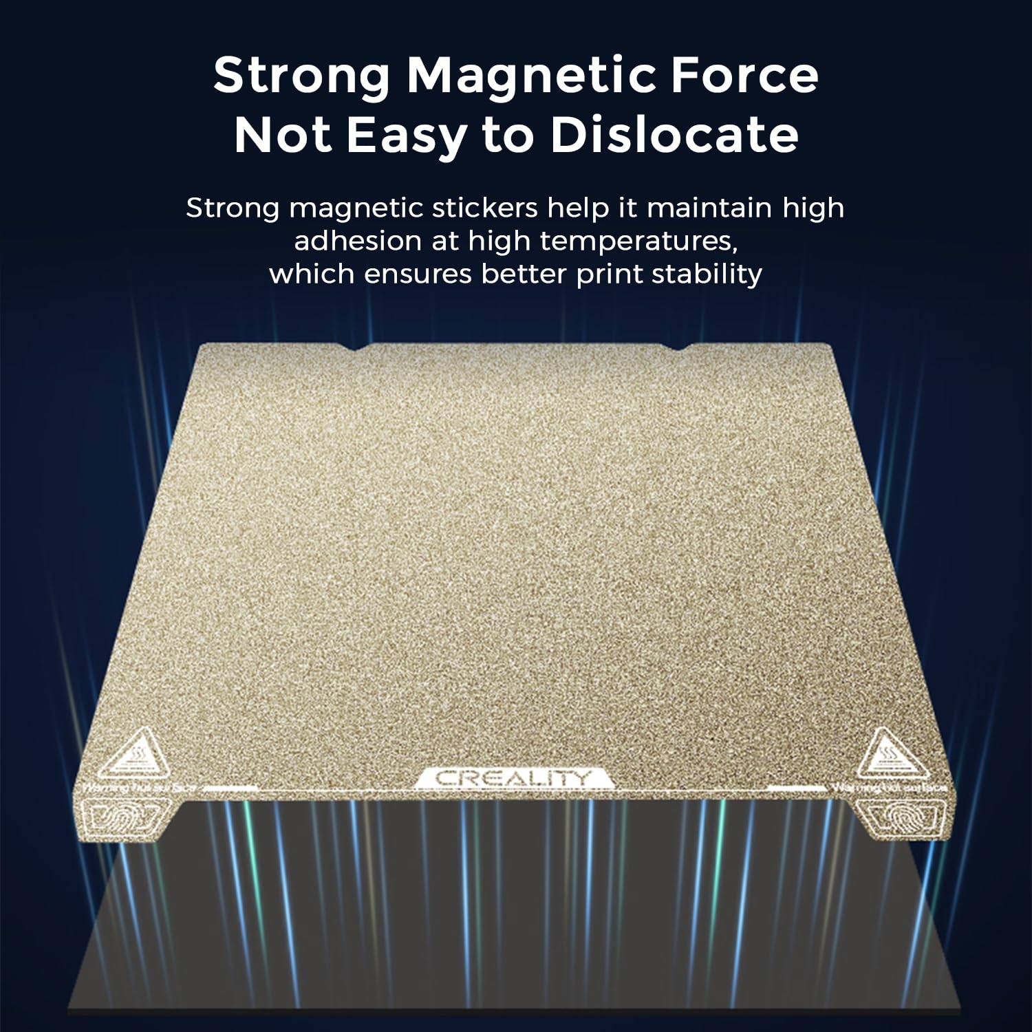 Official Ender 3 S1 Pro Original Build Plate, 235x235mm Texture Surface PEI Sheet Magnetic Removable Flexible Spring