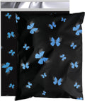 Cute Poly Mailers 10x13 Inch 25 Pcs, Blue Butterfly