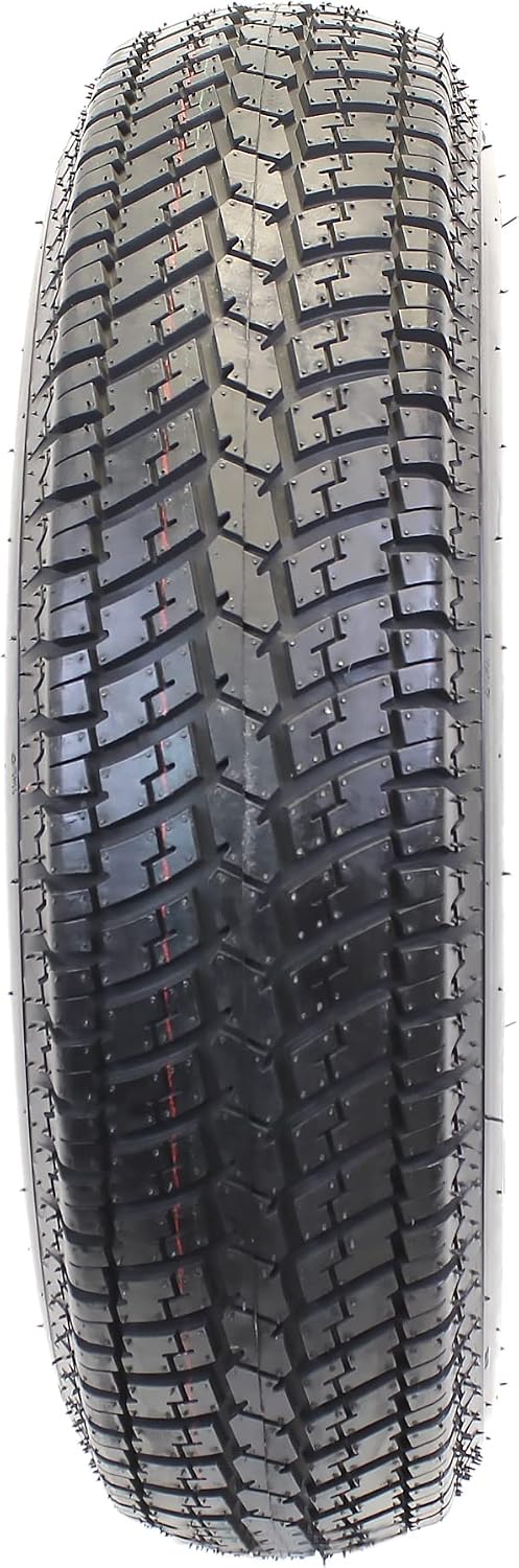 Trailer Tire Rim Assembly ST205/75D15 Black Load Range C 15 Inch