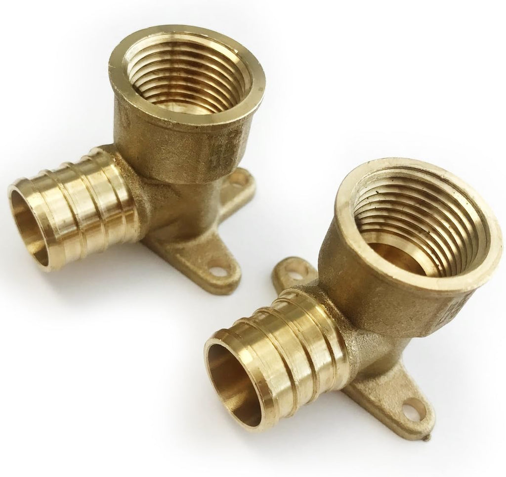 2-PACK EFIELD Pex 3/4-Inch x 1/2-Inch Female Drop-ear Elbow(PEX1807165-2)