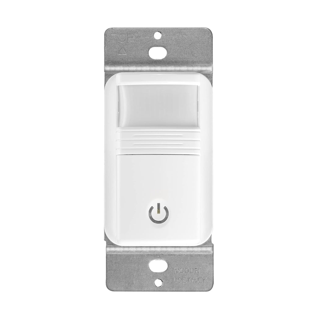 Maxxima Occupancy Vacancy Motion Sensor PIR Wall Switch, 3-Way/Single Pole