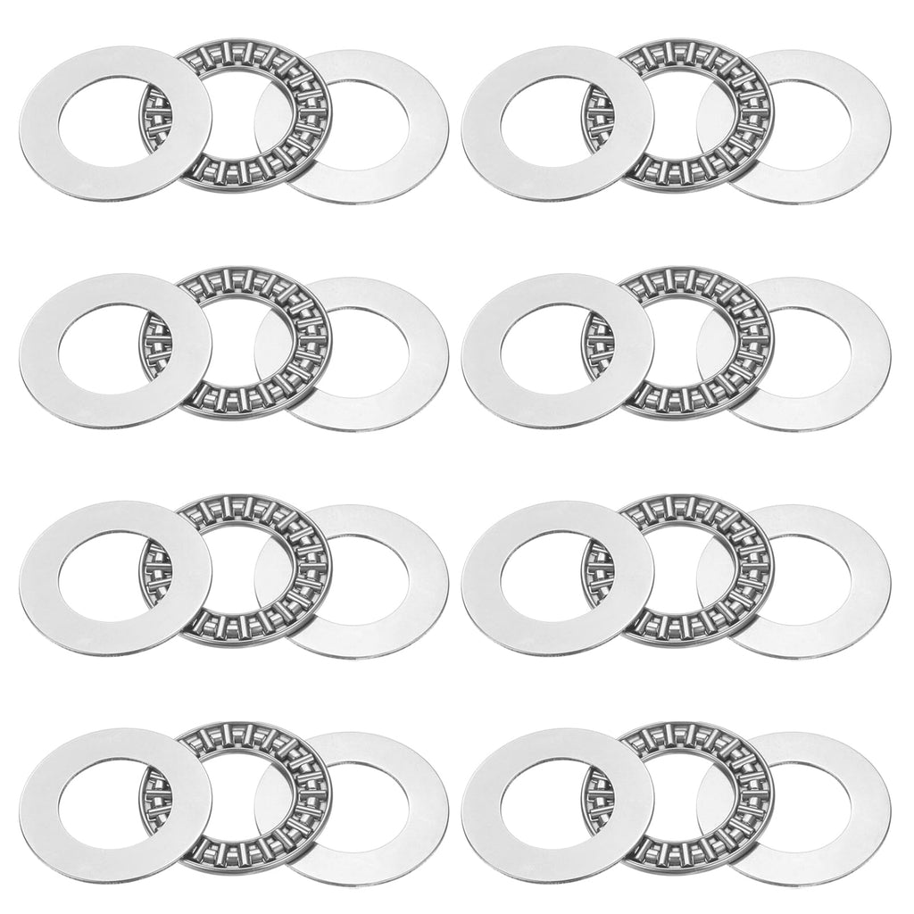 uxcell 8 Sets AXK2035 Thrust Needle Roller Bearings with Washers, ID 20mm