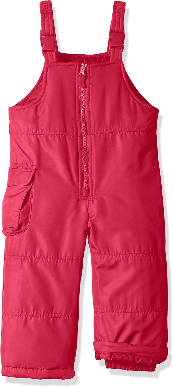 Girls' Classic Snow Bib Ski Snowsuit, Fusion Pink, 6X