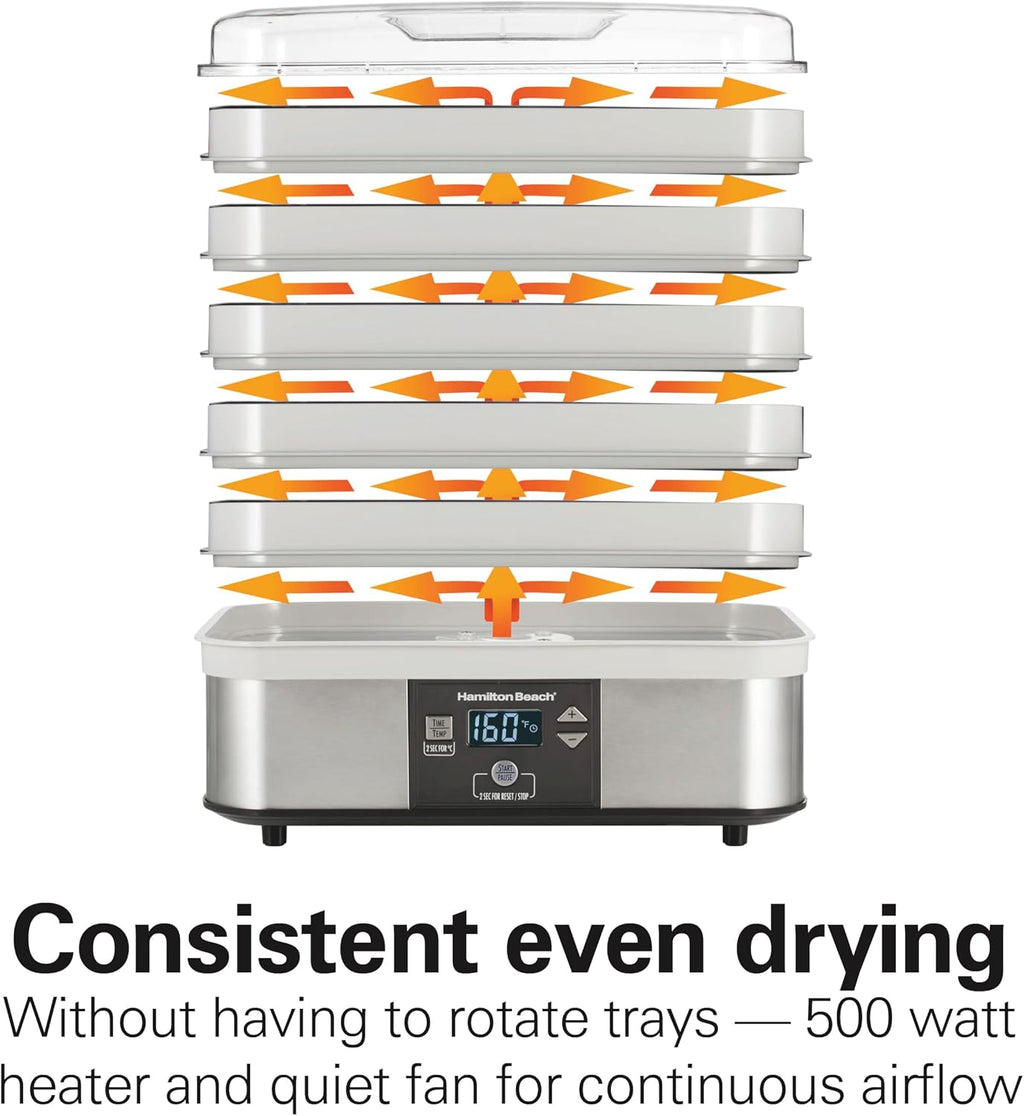 Digital Food Dehydrator for Fruit, Jerky, Vegetables & More