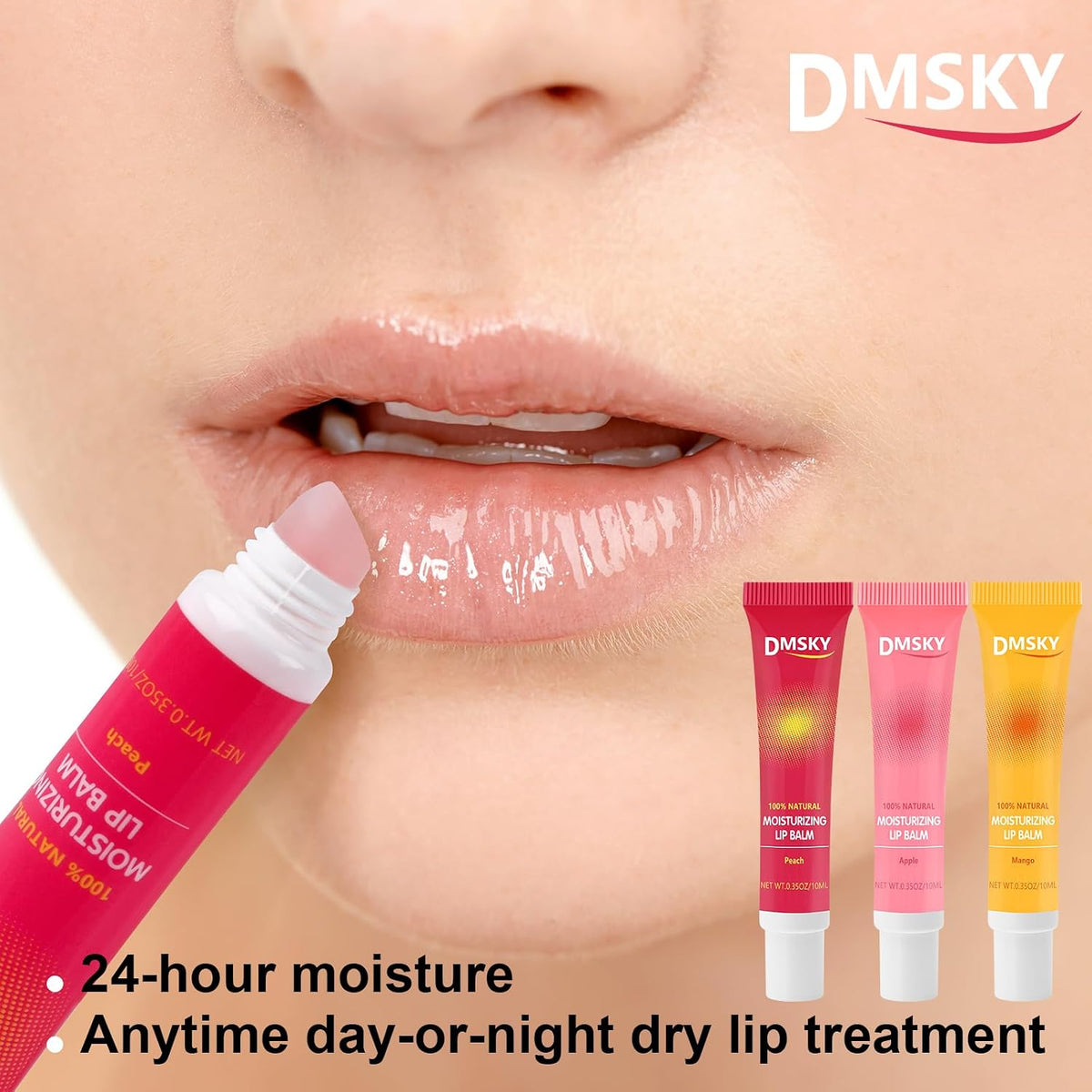 12 Pack Lip Gloss Bulk, Clear, Non-Sticky, 12 Flavors