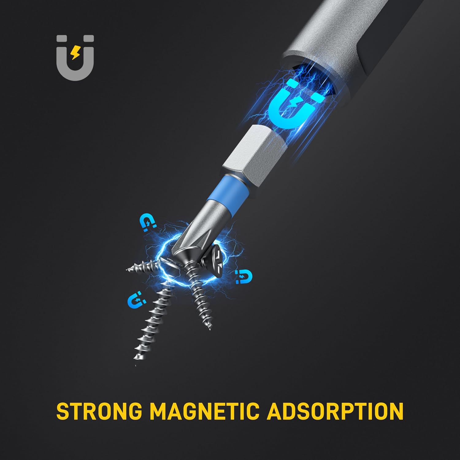 42 in 1 Magnetic Screwdriver, Screwdriver Set, Multi Bit Ratcheting Screwdriver Set with Storage Case Repair Tool Kit