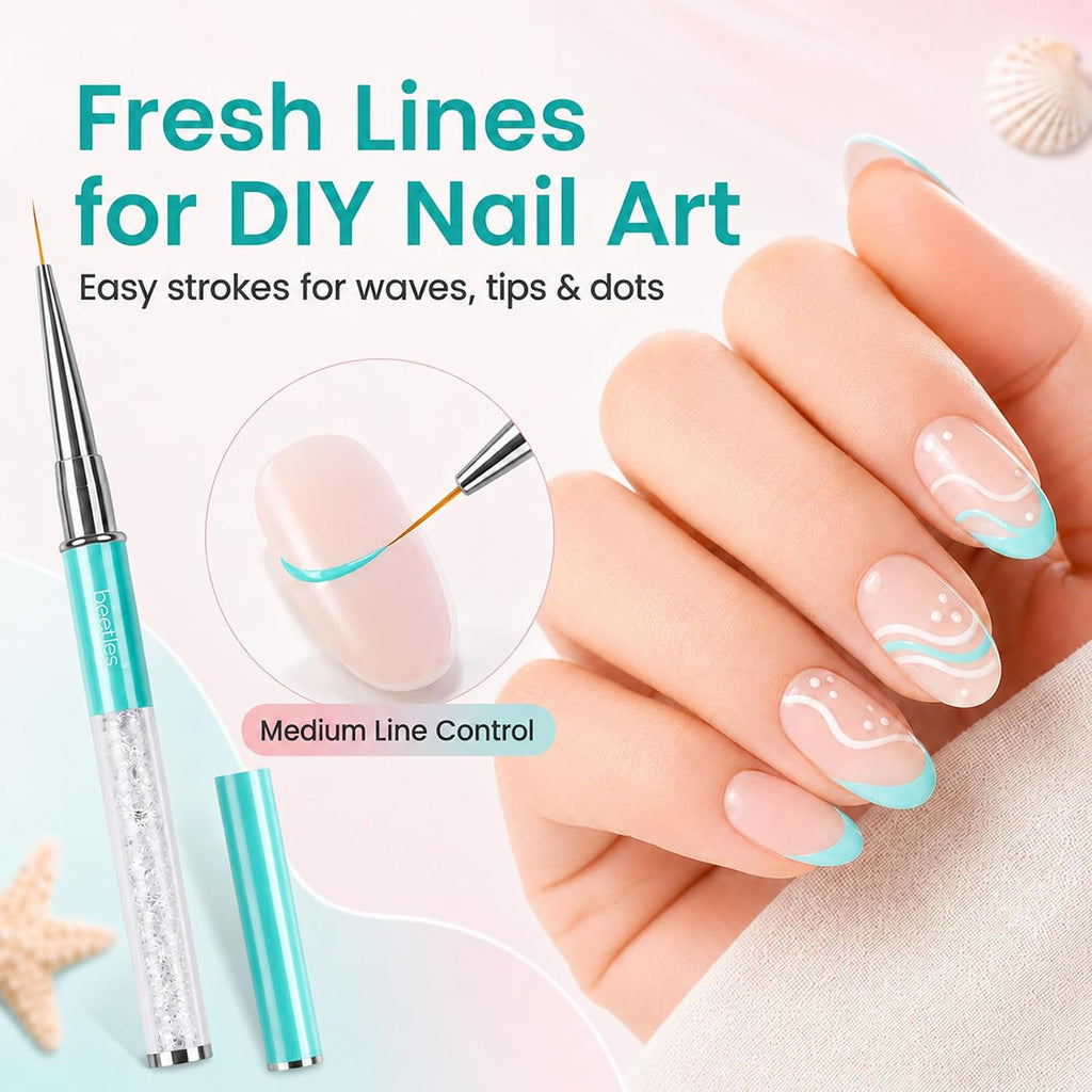 Nail Art Liner Brushes 5Pcs Painting Art Design Pen Set