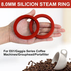 E61 Gasket 8.0mm Group Head Gasket for Gaggia, Red