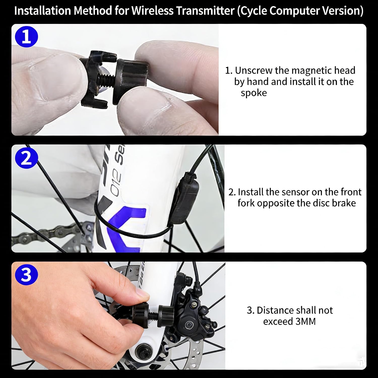 220LM LED Bike Front Light with Horn & Speedometer, USB Rechargeable IP4 Waterproof ABS Flashlight, 3-5h Runtime