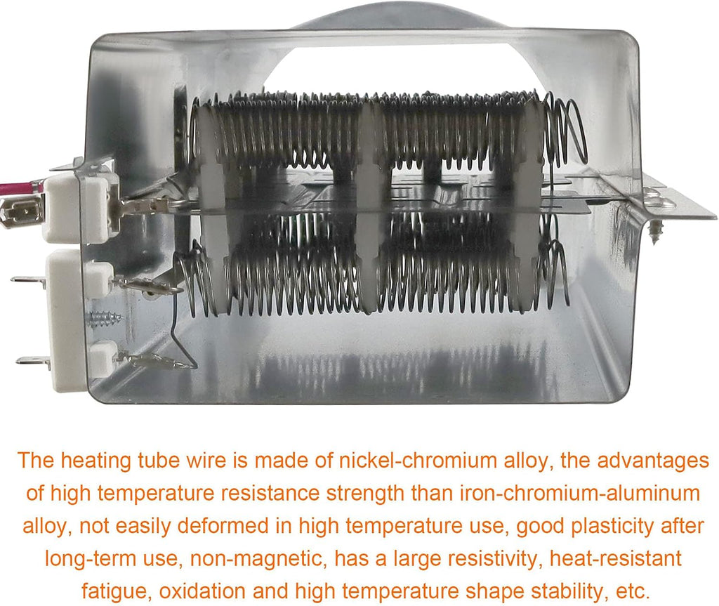 𝟮𝟬𝟮𝟲 𝙐𝙥𝙜𝙧𝙖𝙙𝙚𝙙 5301EL1001A Dryer Heating Element Compatible with L-G Ken-more Dryer by puxyblue Replaces 4980461 AP4438941 PS3527788 EAP3527788 5301EL1001J 5301EL1001E 5301EL1001G