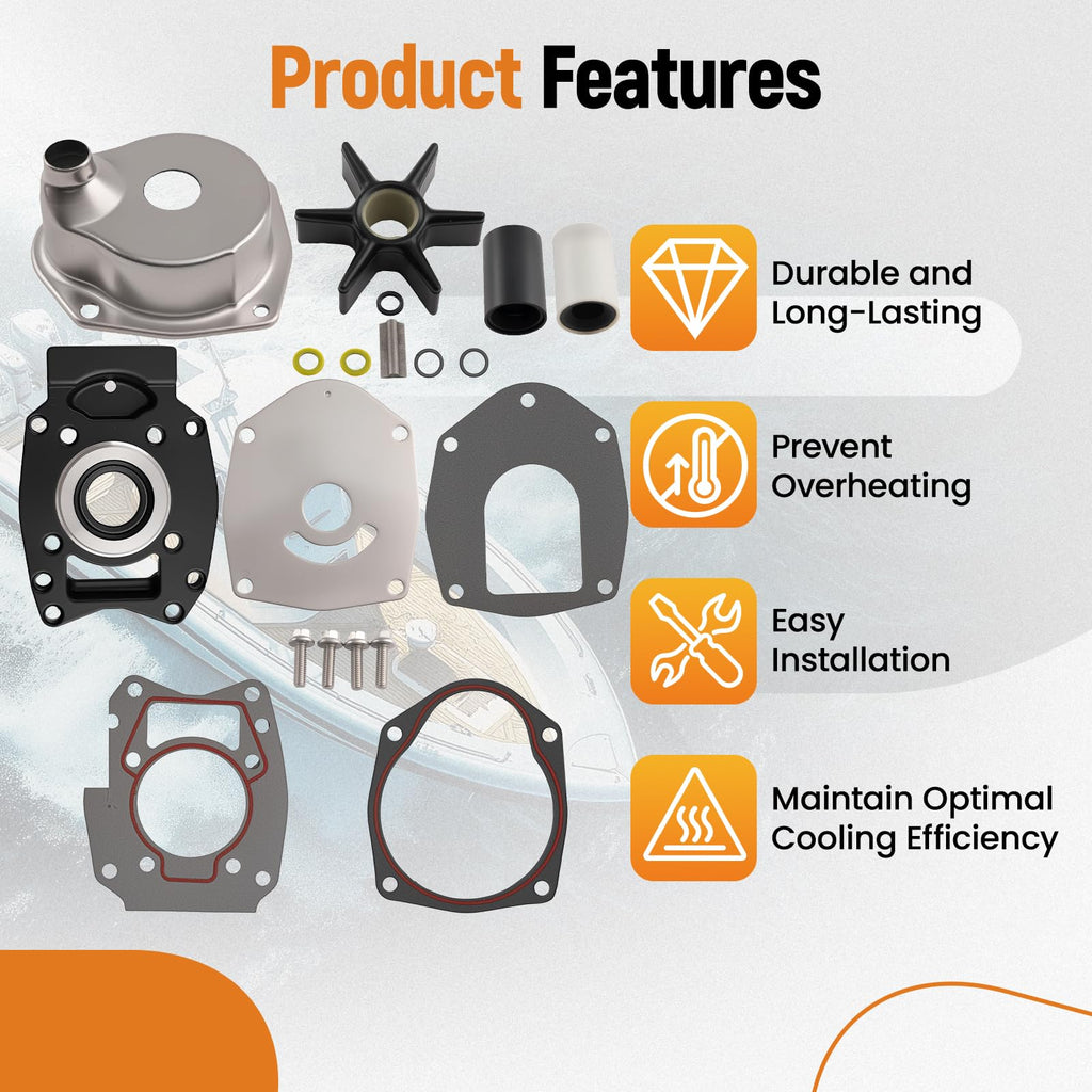 maXpeedingrods 46-8M0113799 Water Pump Impeller Kit for Mercury Outboard