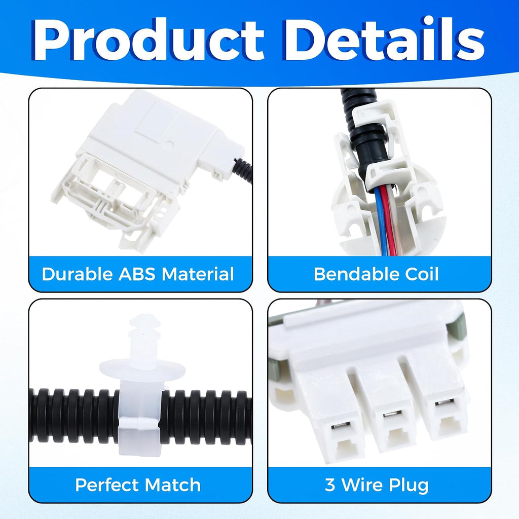 WH08X37937 Washer Lid Lock and Wire Harness, Lock Strike, Lock Bezel Kit