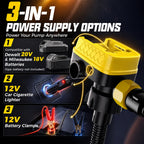 5GPM Battery Powered Fuel Transfer Pump with Hand Trigger Nozzle(Bare Tool)